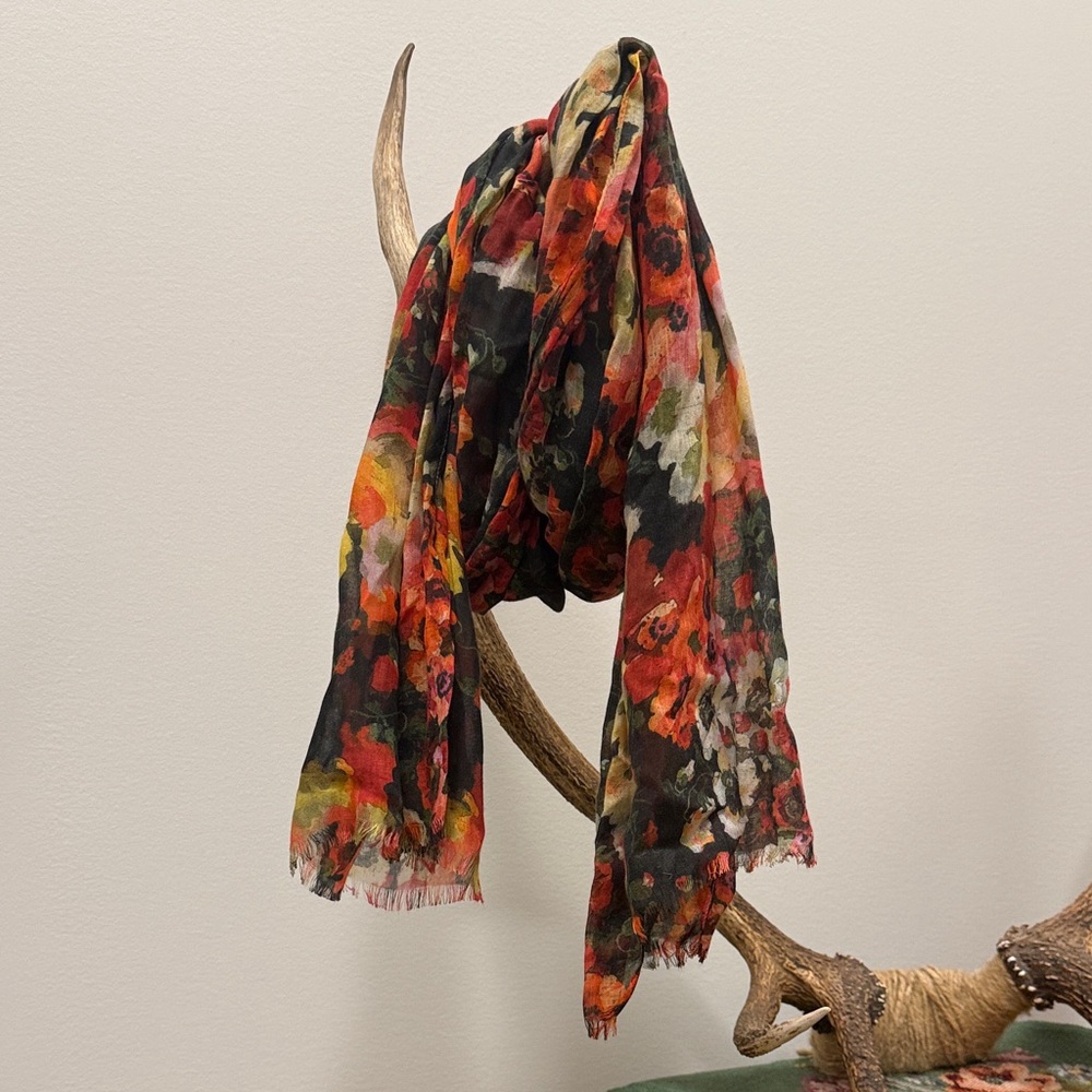 Floral Multicolor Scarf